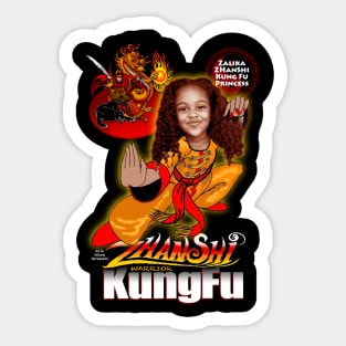 Zalika Kung Fu Princess Sticker